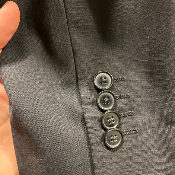 DOLCE & GABBANA men’s virgin wool and silk jacquard midnight black blazer sz 48 - Picture 13 of 16